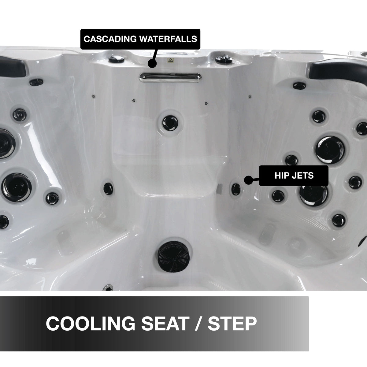 Canadian Spa Erie SE GL 6-Person 46-Jet Hot Tub