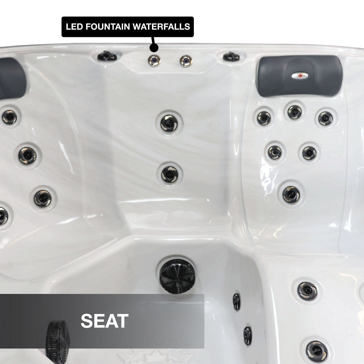 Canadian Spa Cambridge 6-Person 34-Jet Hot Tub 60Hz