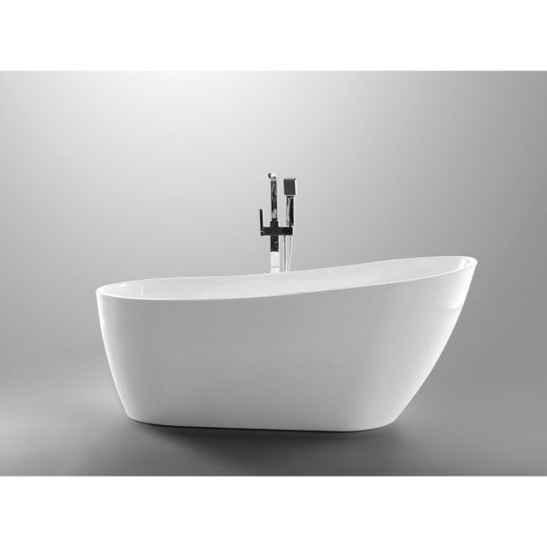 ANZZI TREND SERIES 5.58 Ft. Freestanding Bathtub In White