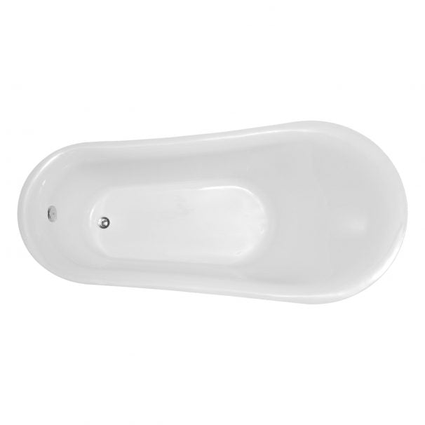 ANZZI TALYAH SERIES 5.92 Ft. Freestanding Bathtub In White