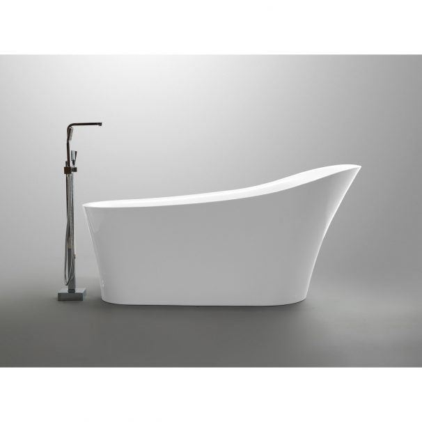 ANZZI MAPLE SERIES 5.58 Ft. Freestanding Bathtub In White