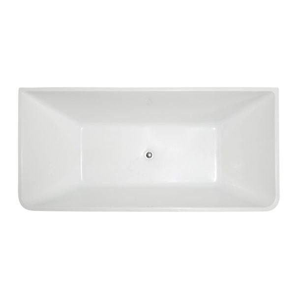 ANZZI ZENITH SERIES 5.58 Ft. Freestanding Bathtub In White