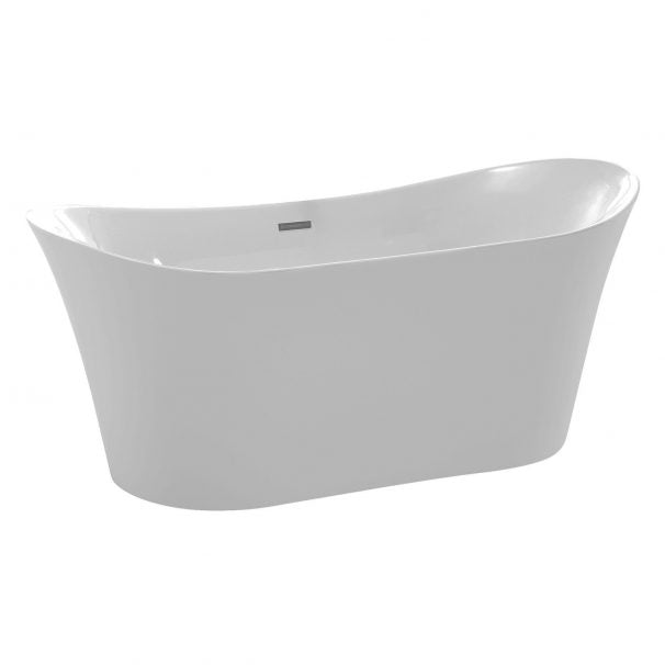 ANZZI EFT SERIES 5.58 FT. FREESTANDING BATHTUB IN WHITE