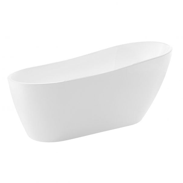 ANZZI TREND SERIES 5.58 Ft. Freestanding Bathtub In White