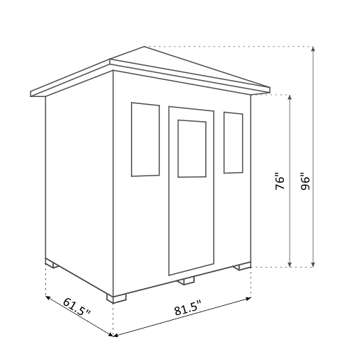 Enlighten Sauna SIERRA - 5 Peak