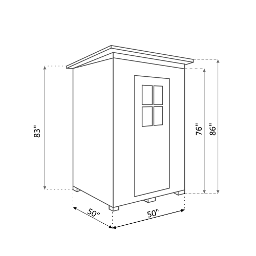 Enlighten Sauna SAPPHIRE - 2 Slope