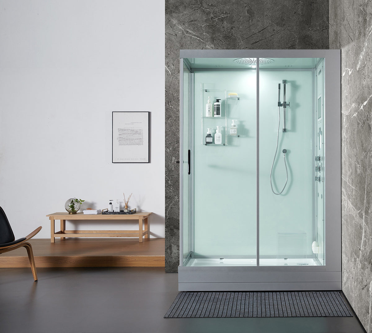 Maya Bath Anzio Steam Shower - Right