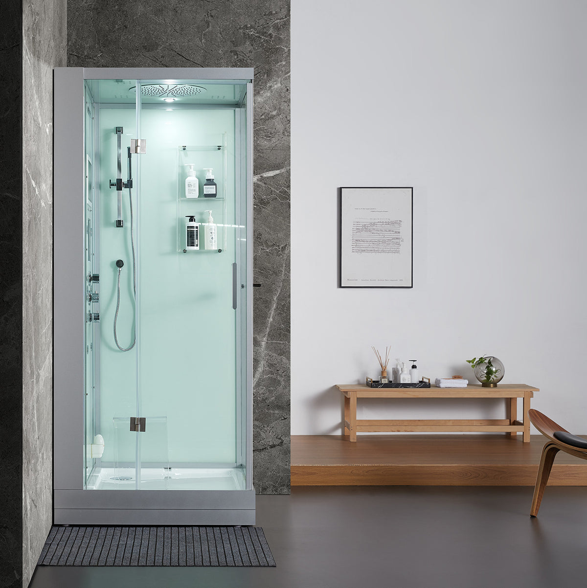 Maya Bath Arezzo Steam Shower - Left