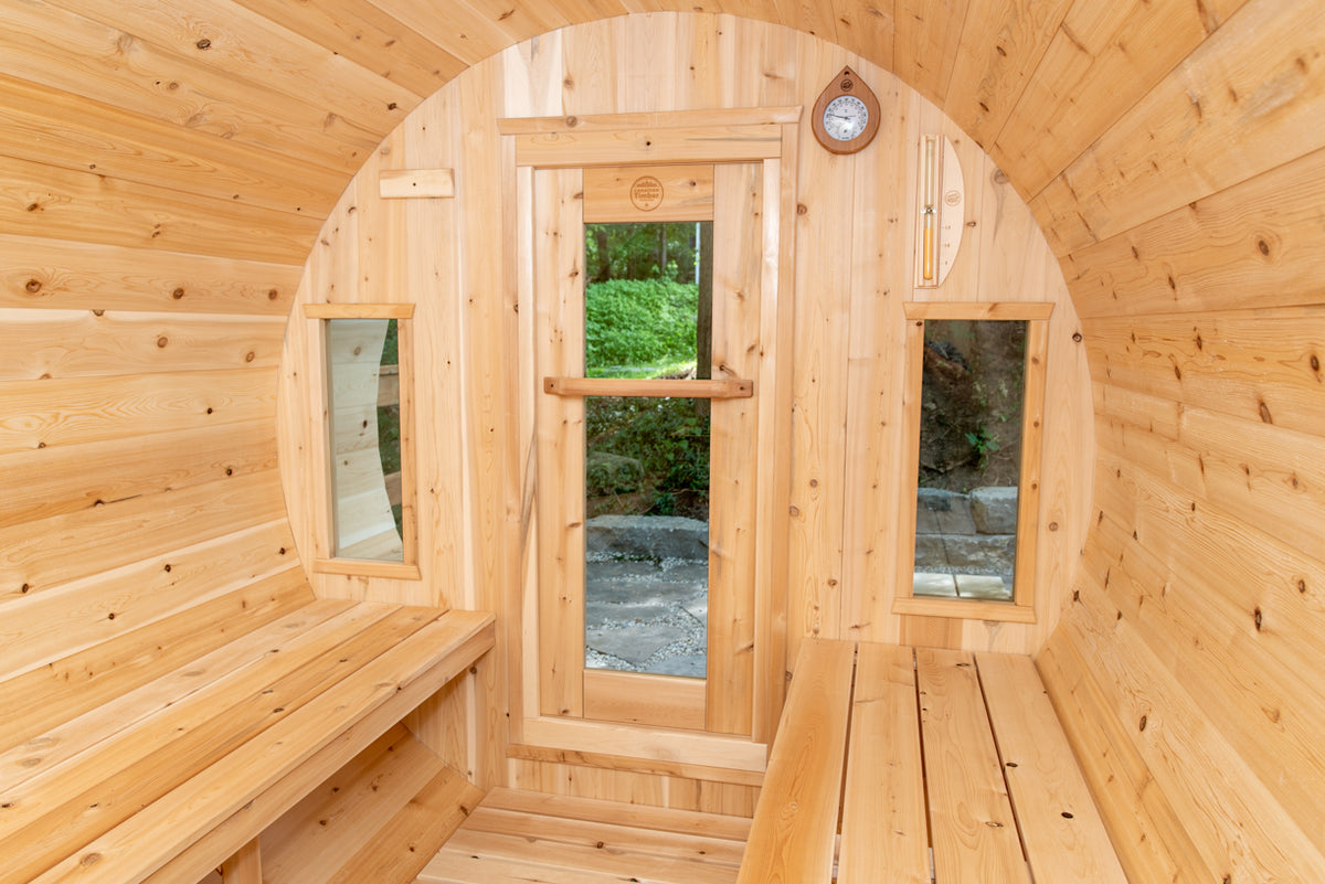 LeisureCraft CT Tranquility Barrel Sauna