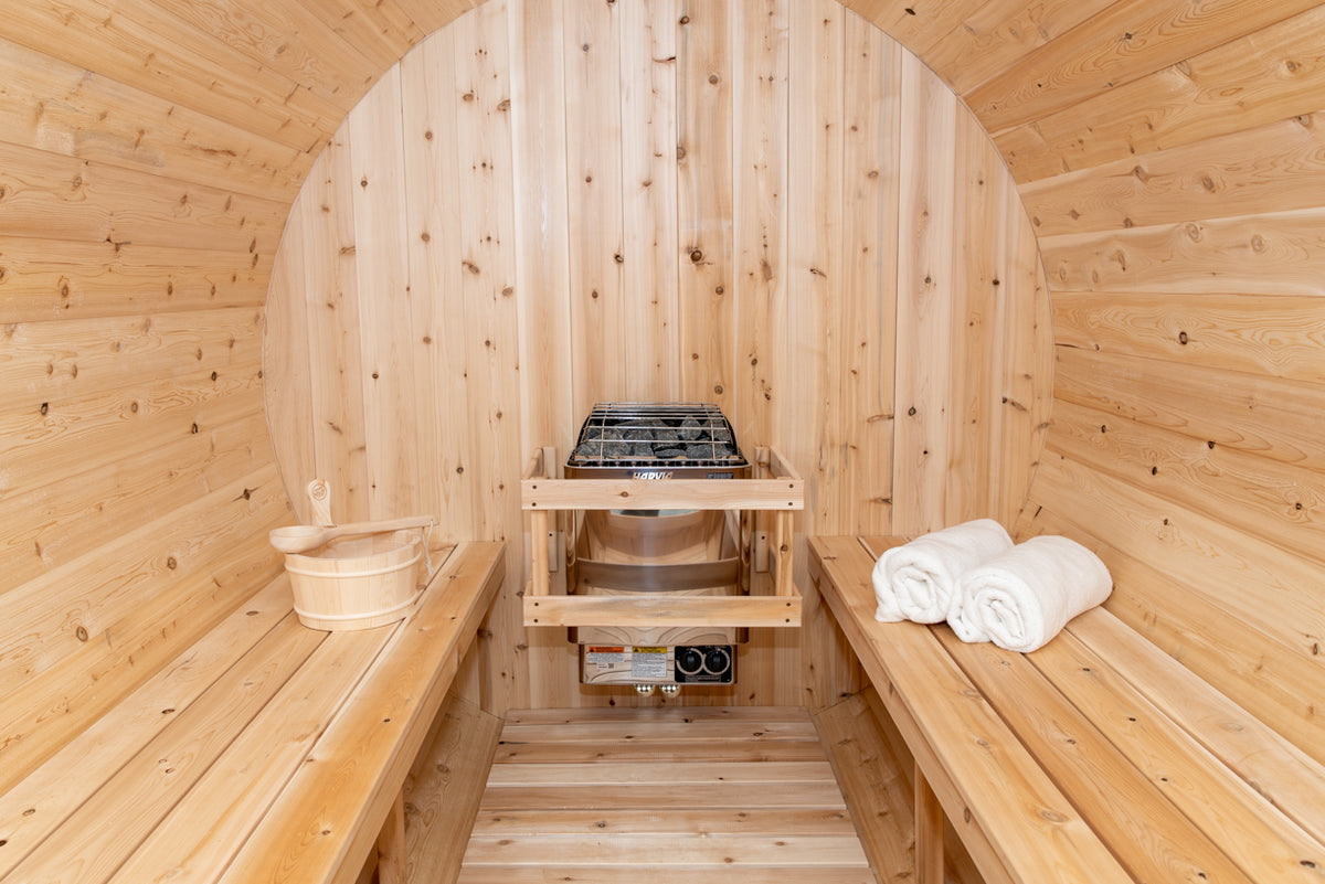 LeisureCraft CT Tranquility Barrel Sauna