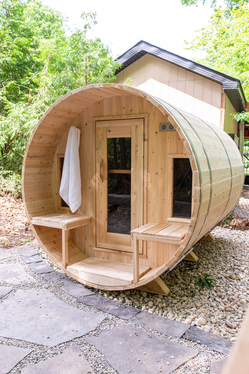 LeisureCraft CT Tranquility Barrel Sauna