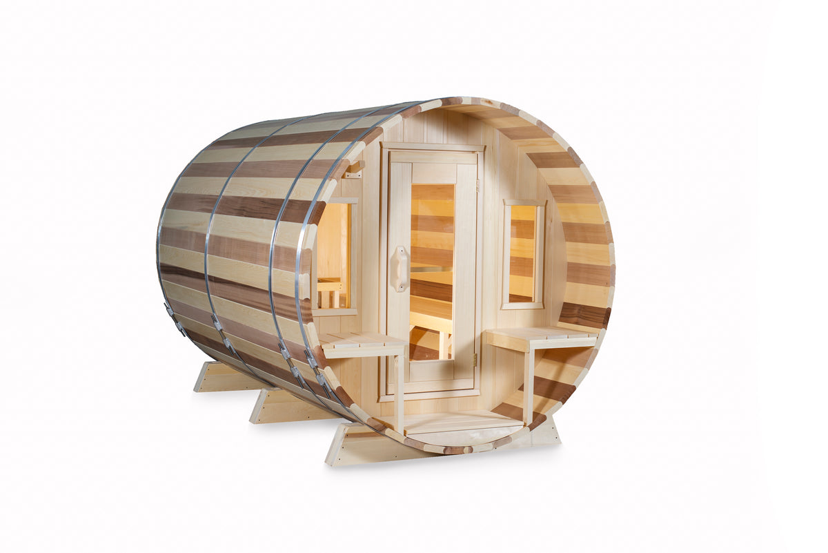 LeisureCraft CT Tranquility Barrel Sauna