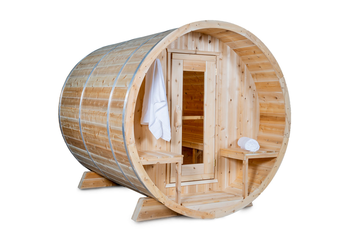 LeisureCraft CT Serenity Barrel Sauna