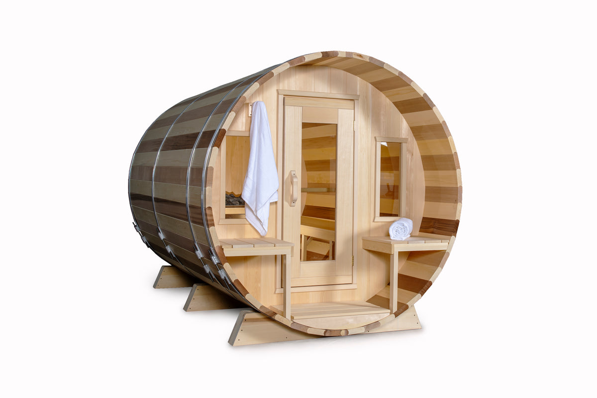 LeisureCraft CT Tranquility Barrel Sauna