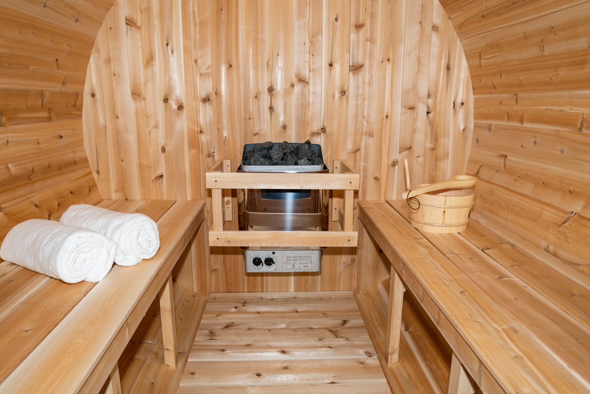 LeisureCraft CT Serenity Barrel Sauna