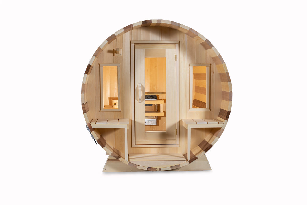 LeisureCraft CT Tranquility Barrel Sauna