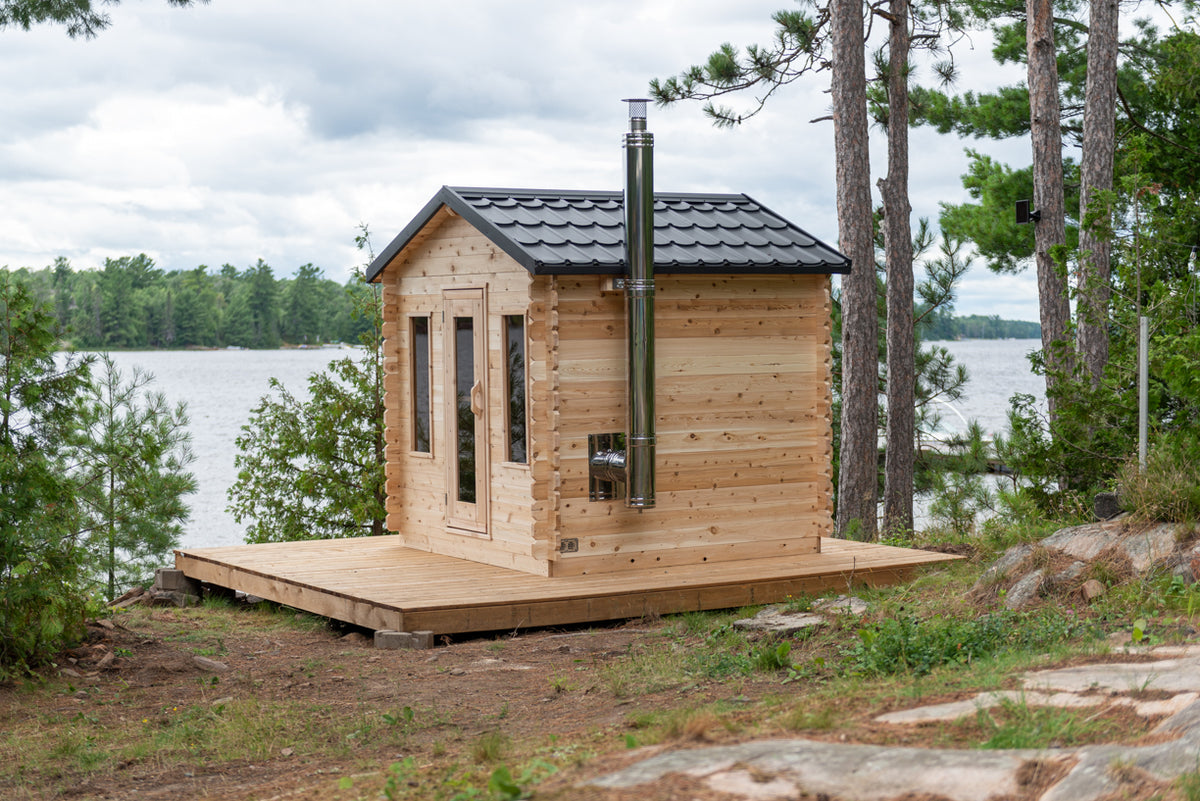 LeisureCraft CT Georgian Cabin Sauna