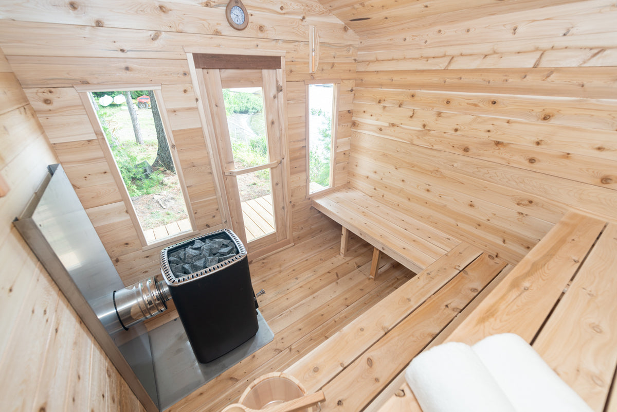 LeisureCraft CT Georgian Cabin Sauna