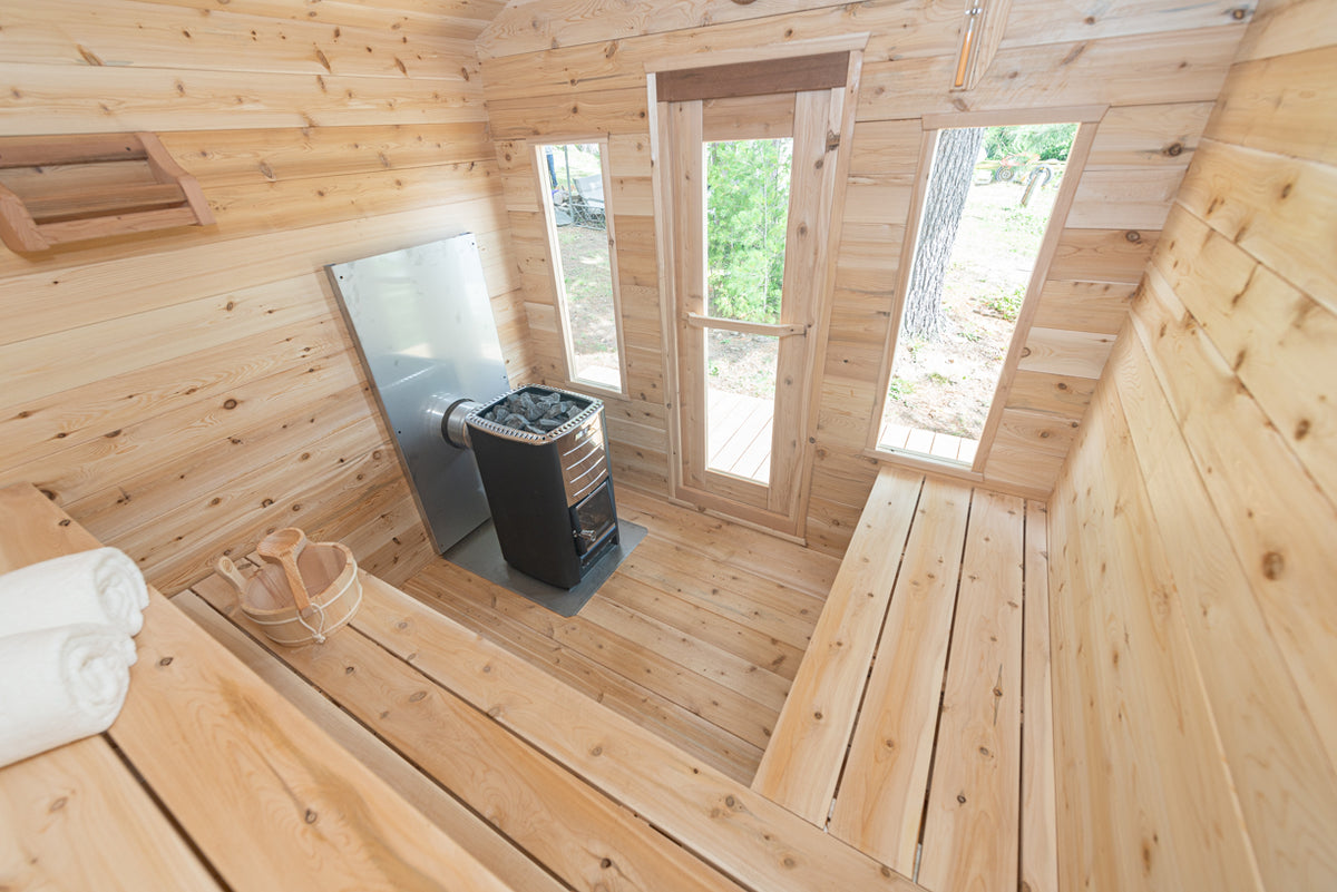 LeisureCraft CT Georgian Cabin Sauna