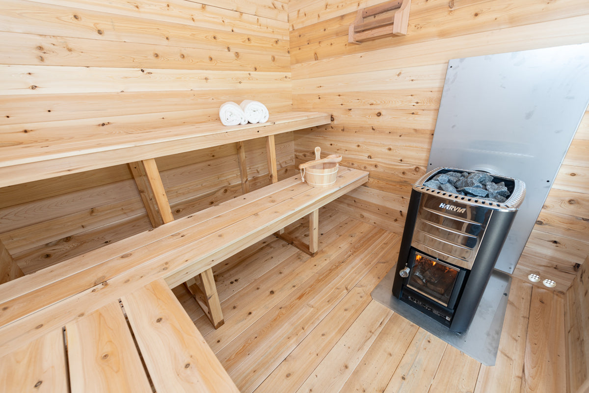 LeisureCraft CT Georgian Cabin Sauna