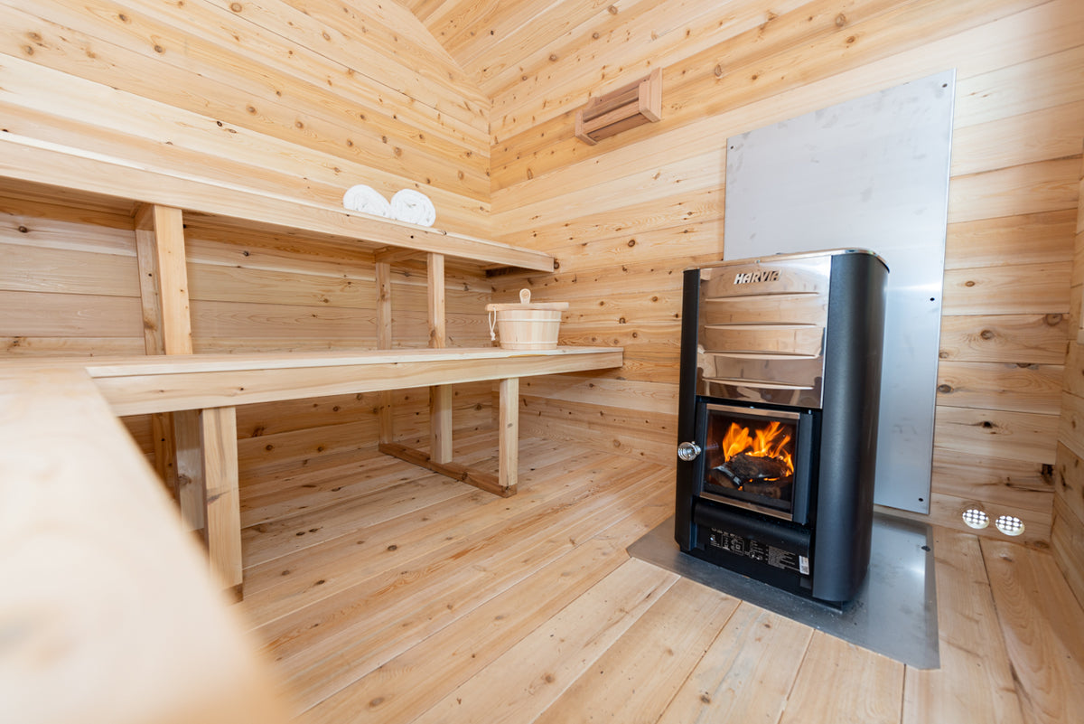 LeisureCraft CT Georgian Cabin Sauna