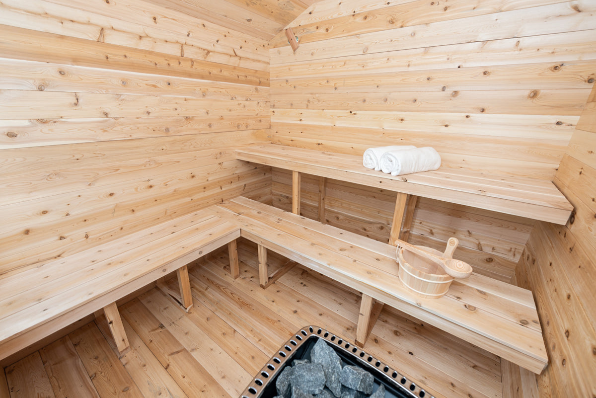 LeisureCraft CT Georgian Cabin Sauna