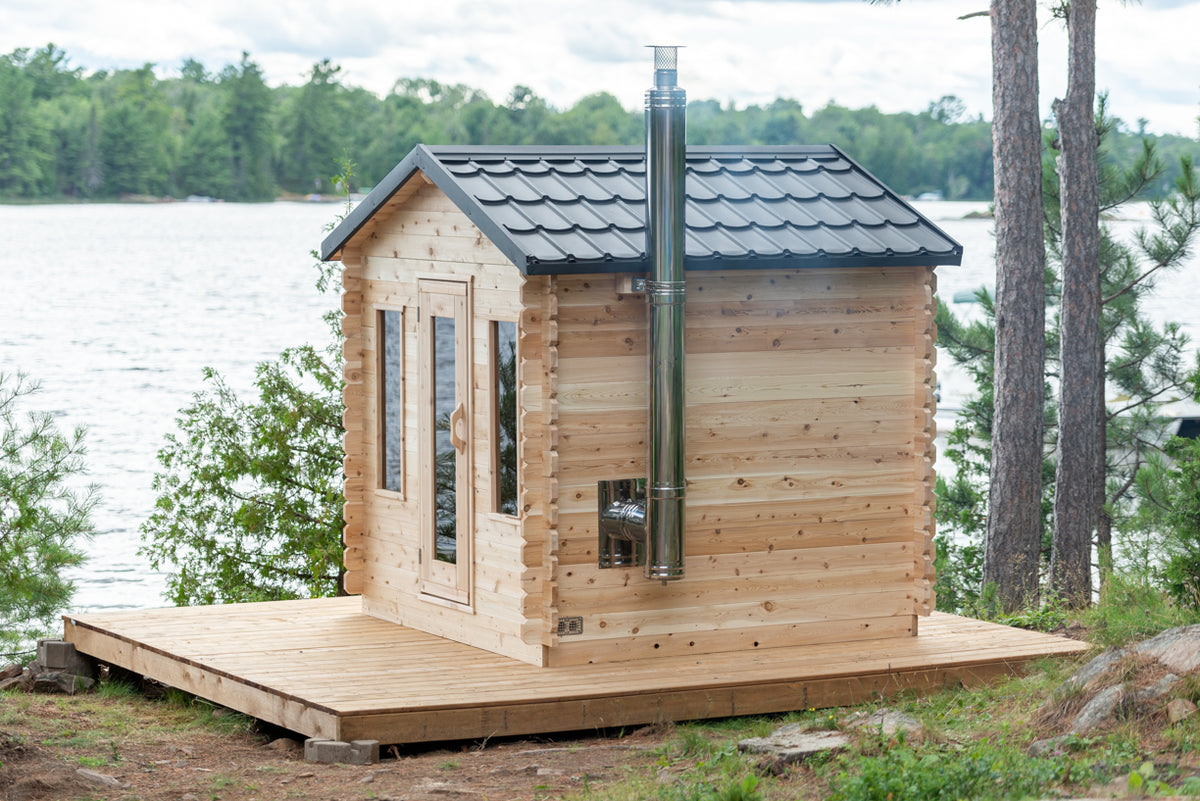 LeisureCraft CT Georgian Cabin Sauna