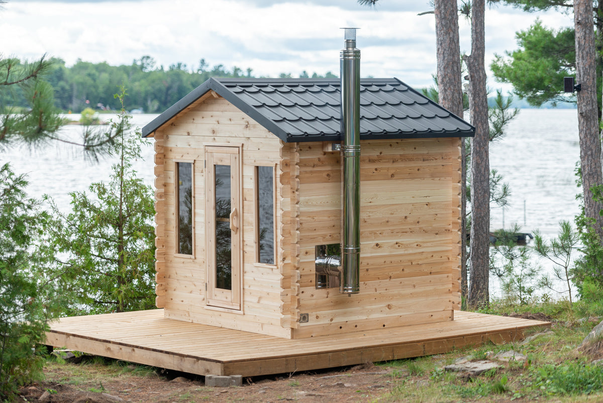 LeisureCraft CT Georgian Cabin Sauna