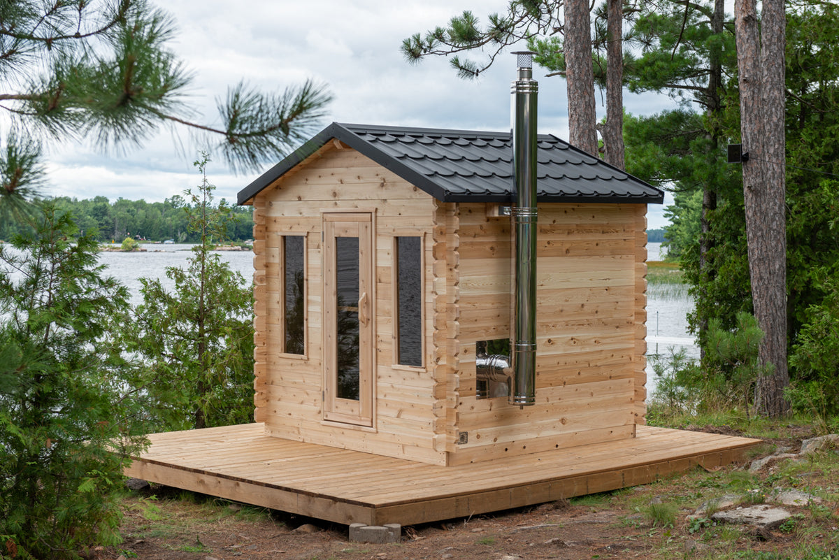 LeisureCraft CT Georgian Cabin Sauna