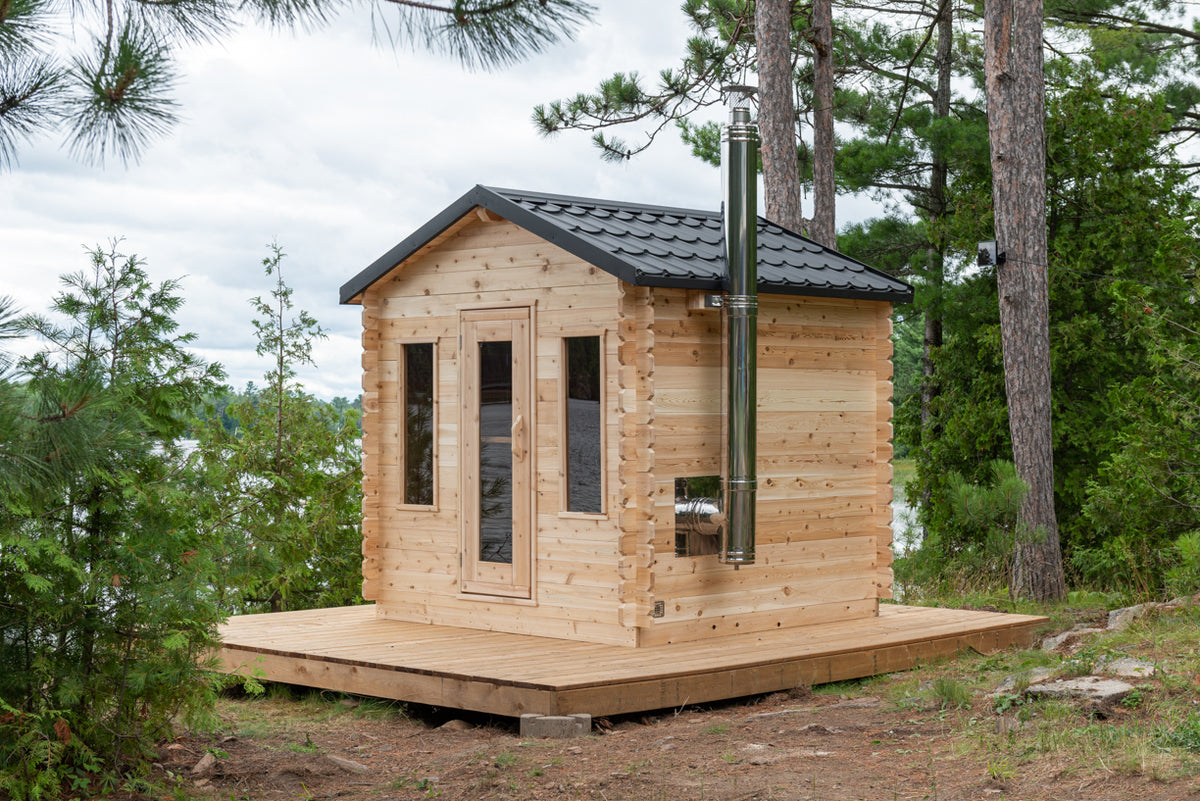 LeisureCraft CT Georgian Cabin Sauna