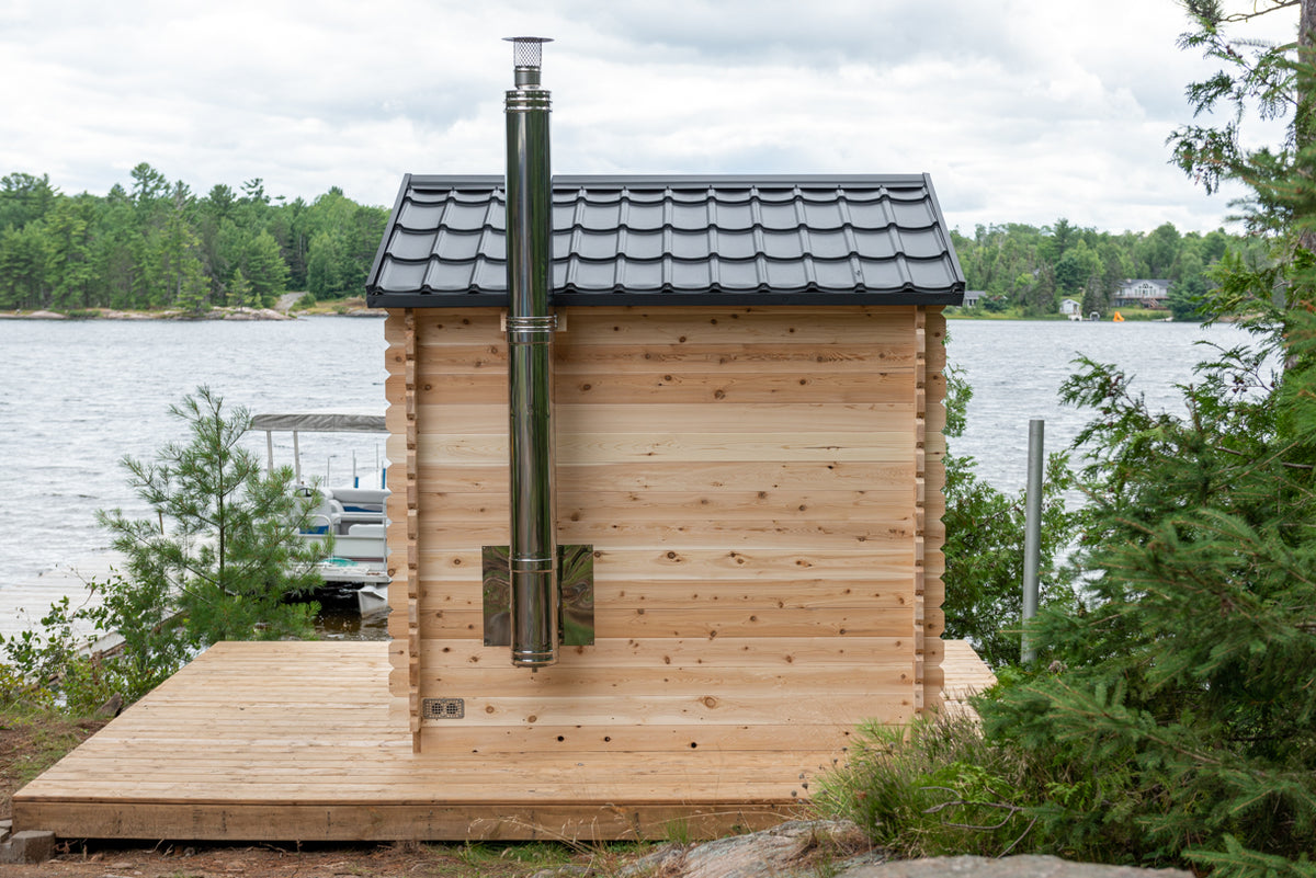 LeisureCraft CT Georgian Cabin Sauna