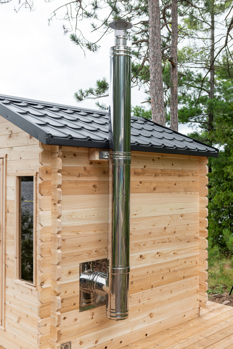 LeisureCraft CT Georgian Cabin Sauna