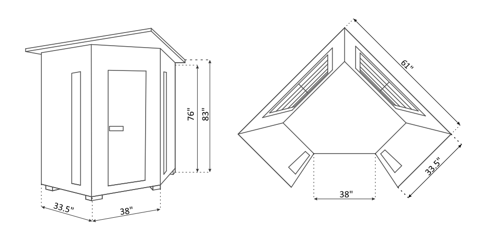 Enlighten Sauna DIAMOND - 4C Peak