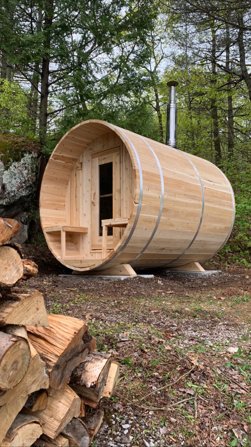 LeisureCraft CT Serenity Barrel Sauna