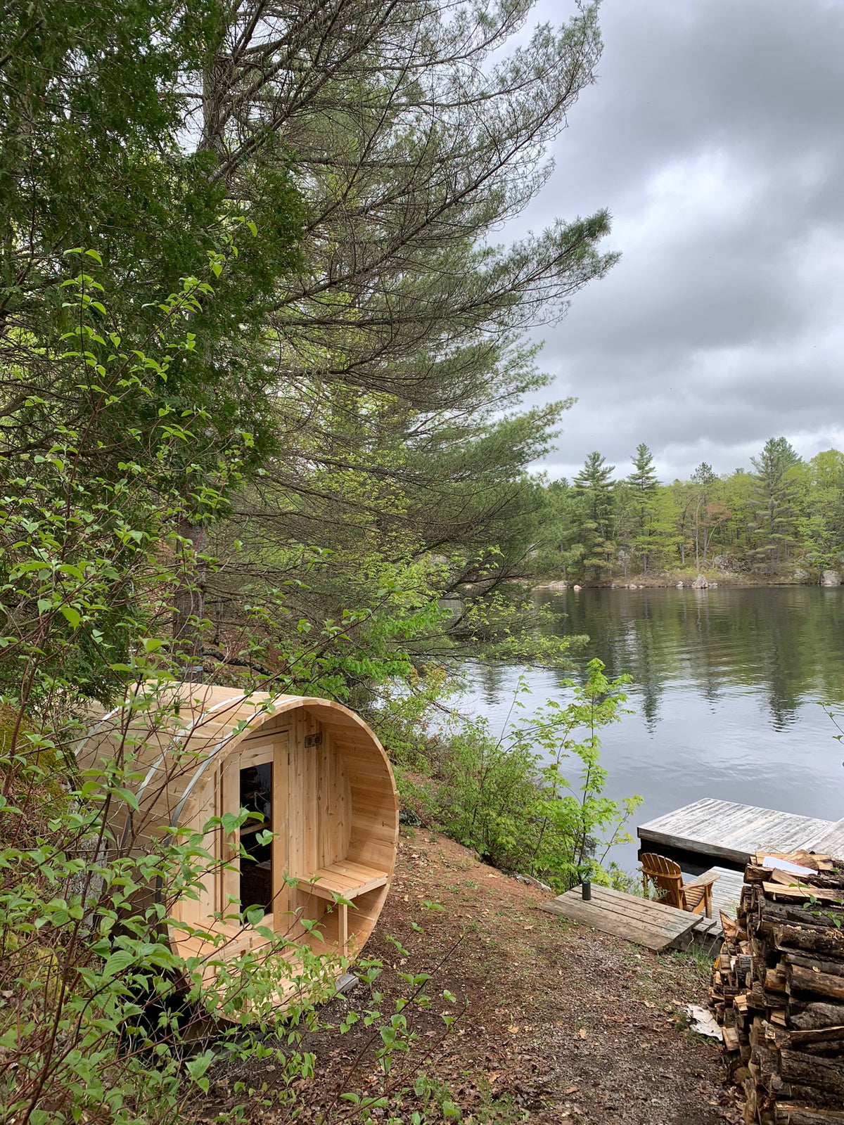 LeisureCraft CT Serenity Barrel Sauna