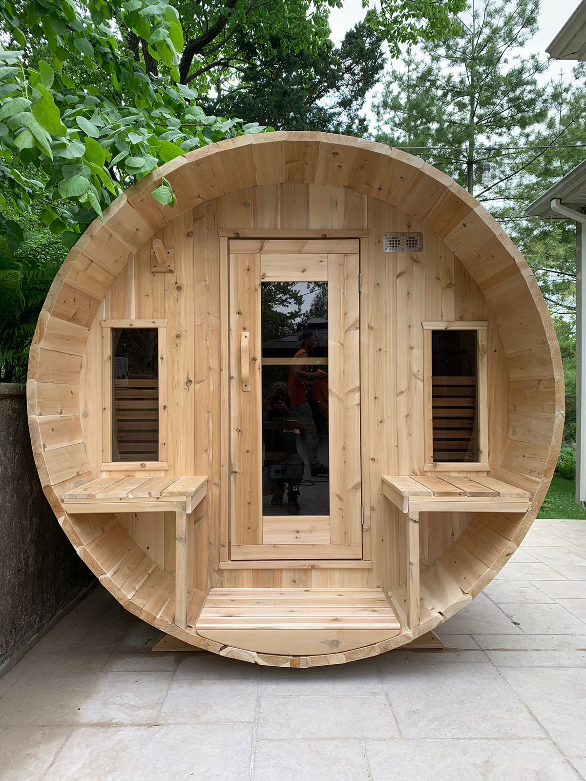 LeisureCraft CT Tranquility Barrel Sauna