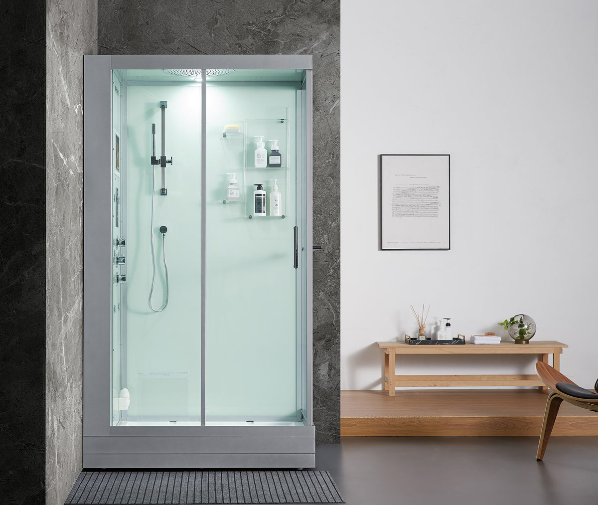 Maya Bath Lucca Steam Shower - Left