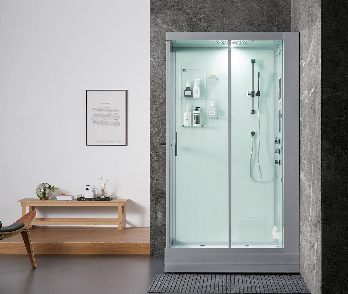 Maya Bath Lucca Steam Shower - Right