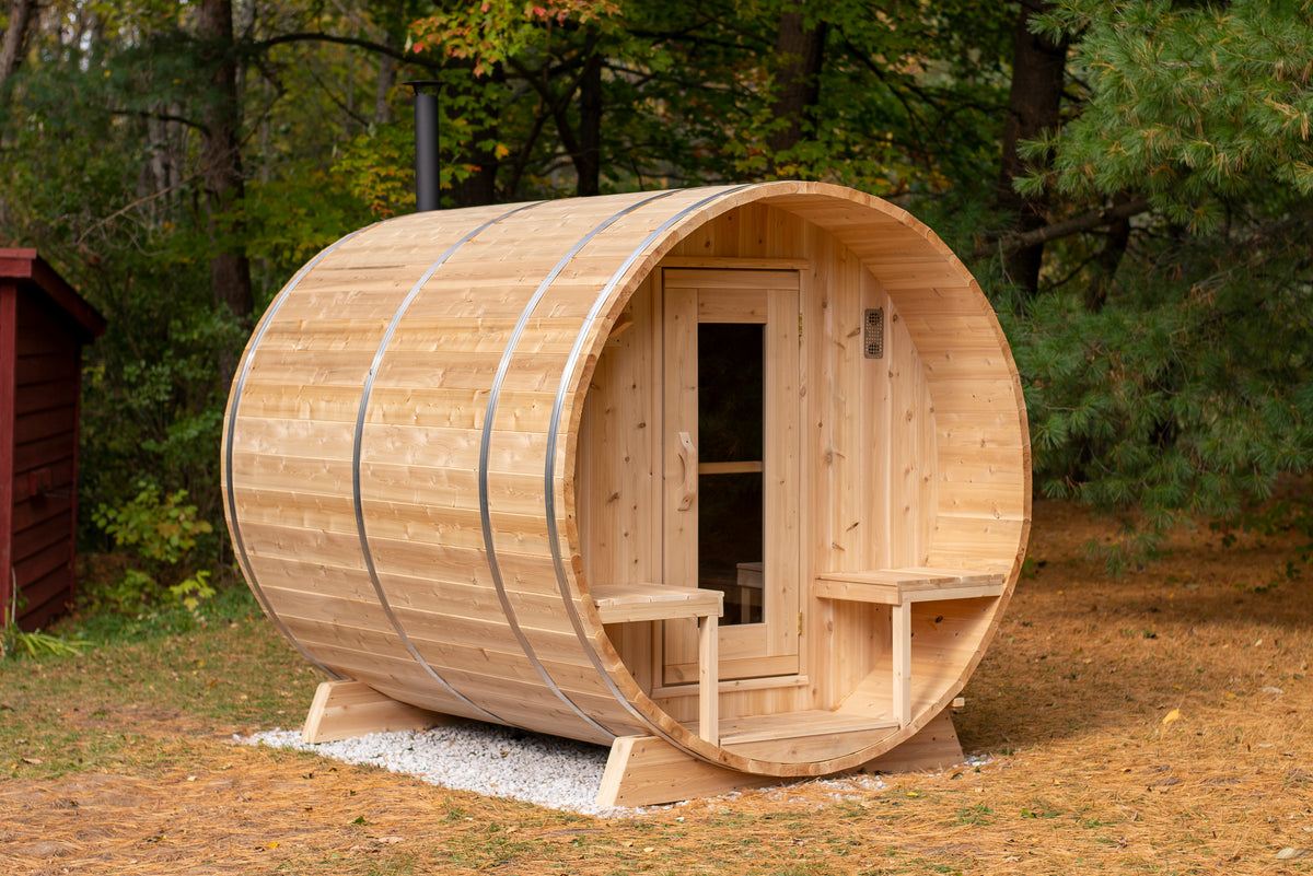 LeisureCraft CT Serenity Barrel Sauna