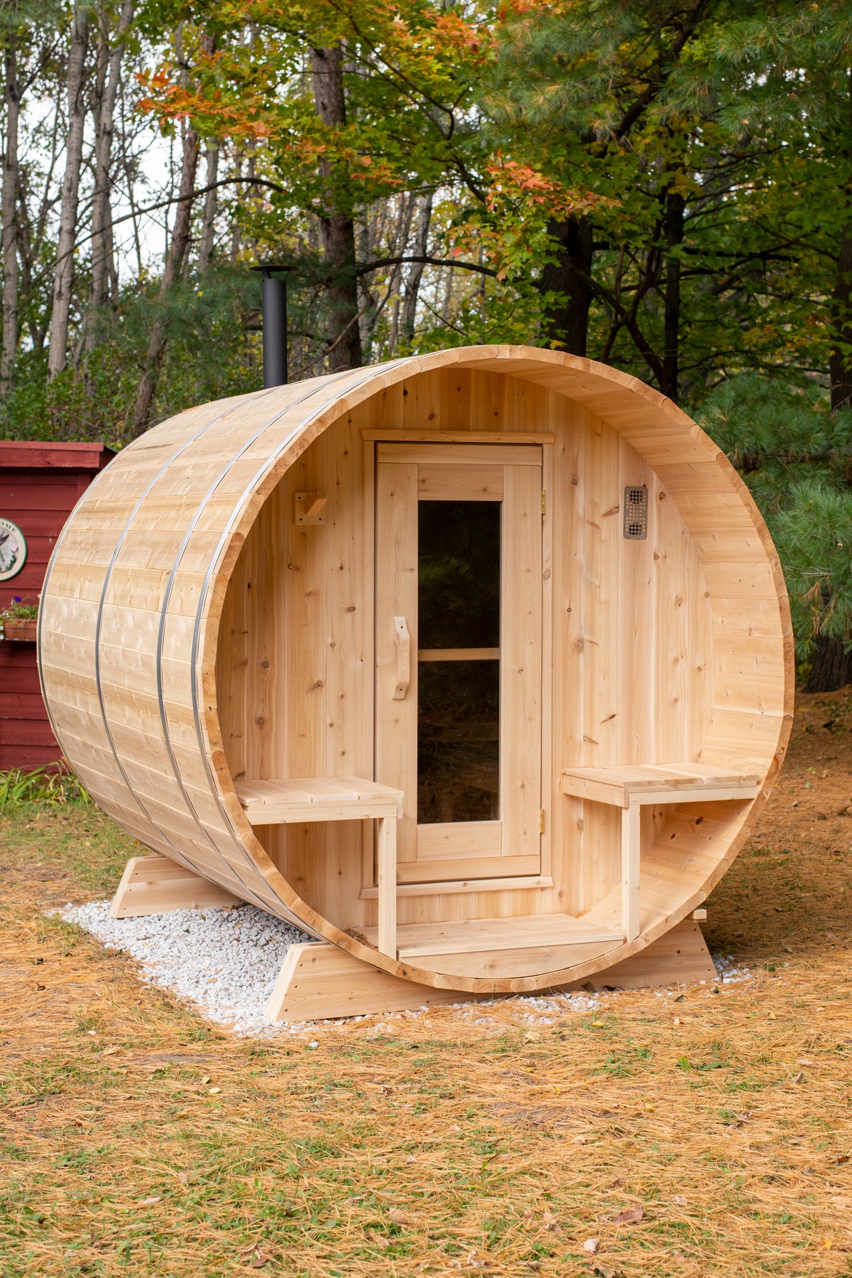 LeisureCraft CT Serenity Barrel Sauna